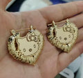 Hello Kitty BamBoo Hoop Earrings