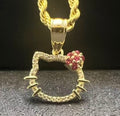 Hollow Hello Kitty Necklace