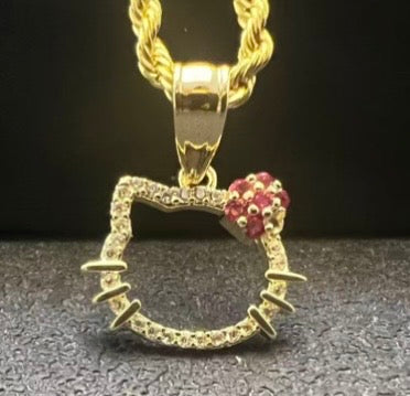 Hollow Hello Kitty Necklace